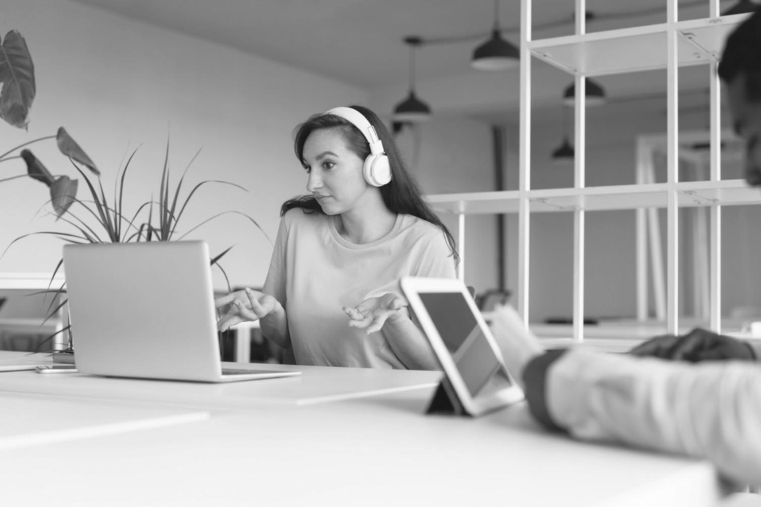 Educational workshop showing people learning about banking services